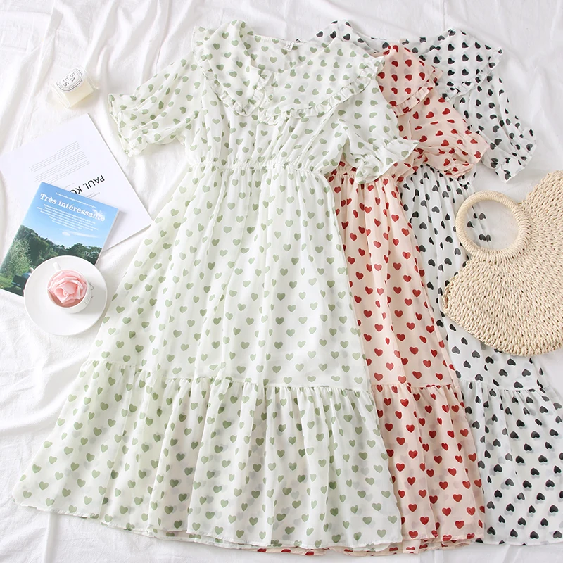 SKOONHEID 2019 Women Chiffon Floral Dress Summer Sweet Ladies Dresses Elegant Korean Stlye Short sleeves Print Long Sundress
SKOONHEID 2019 Women Chiffon Floral Dress Summer Sweet Ladies Dresses Elegant Korean Stlye Short sleeves Print Long Sundress