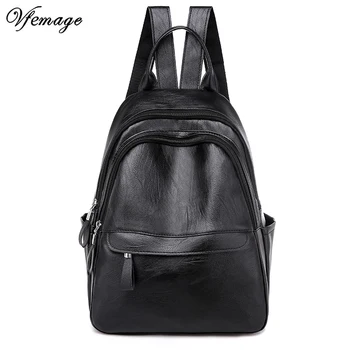 Vfemage 2019 Women Backpack PU Bags Female Backpack Large Capacity School Bags for Girls Solid Ladies Backbags Sac a Dos Mochila
Vfemage 2019 Women Backpack PU Bags Female Backpack Large Capacity School Bags for Girls Solid Ladies Backbags Sac a Dos Mochila
