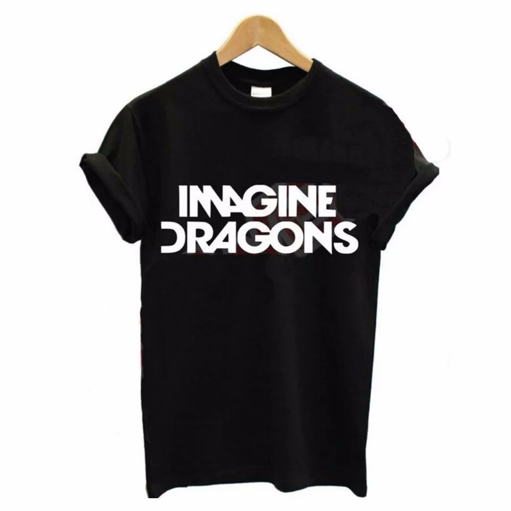 Brands Apparel Imagine Dragons Letter Printing Women Lovers Black White T shirt Short Sleeve Summer Fashion Tops S-3XL
Brands Apparel Imagine Dragons Letter Printing Women Lovers Black White T shirt Short Sleeve Summer Fashion Tops S-3XL