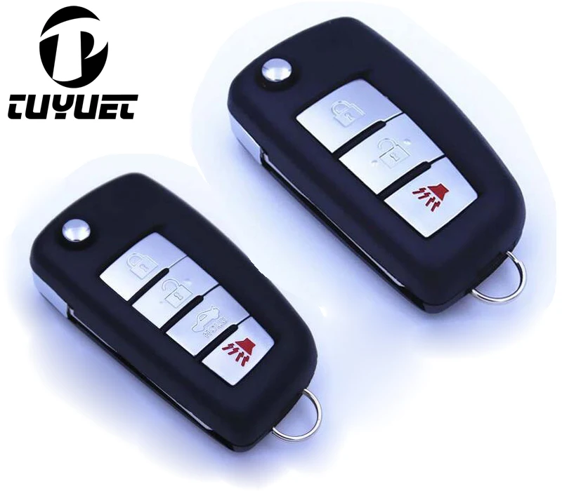 3 Buttons / 4 Buttons Replacement Flip Folding Remote Key Shell Case For Nissan Qashqai Livina Sunny Sylphy Fob Key Cover
3 Buttons / 4 Buttons Replacement Flip Folding Remote Key Shell Case For Nissan Qashqai Livina Sunny Sylphy Fob Key Cover