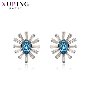 

Xuping Studs Earrings Literary Styles Crystals from Swarovski Popular Jewelry for Women Pretty Thanksgiving Gifts S143.5--93522