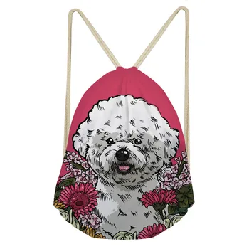 ThiKin Bichon Frise Drawstring Bag Space Dog Drawstring Backpack Travel Softback mochila Women Lightweight Beach Bag 
ThiKin Bichon Frise Drawstring Bag Space Dog Drawstring Backpack Travel Softback mochila Women Lightweight Beach Bag