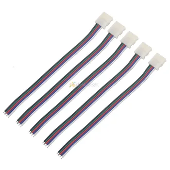 5pcs 5pin 10mm Width Solderless Connector 2 clips Adapter with 15cm Long Wire For 10mm PCB 5050 RGBW RGBWW Led strip
5pcs 5pin 10mm Width Solderless Connector 2 clips Adapter with 15cm Long Wire For 10mm PCB 5050 RGBW RGBWW Led strip