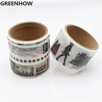 GREENHOW washi tape DIY decoration scrapbooking planner masking tape adhesive tape kawaii stationery Free shipping 7008
GREENHOW washi tape DIY decoration scrapbooking planner masking tape adhesive tape kawaii stationery Free shipping 7008