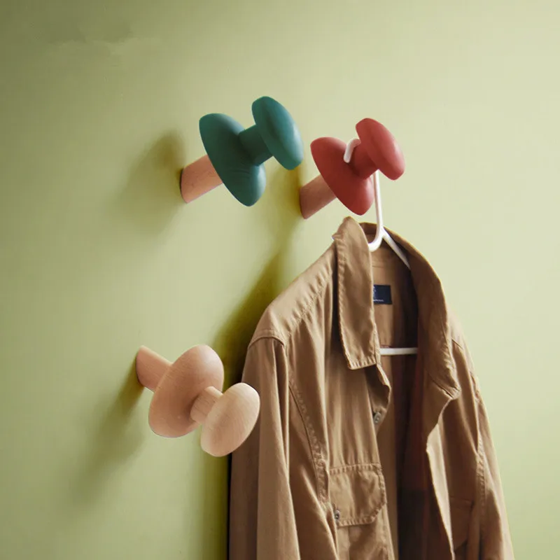 Nordic Modern Pastoral Simple Hooking Hangers Creative Personality Clothes Cap Living Room with Beech Tack Wall Hanging
Nordic Modern Pastoral Simple Hooking Hangers Creative Personality Clothes Cap Living Room with Beech Tack Wall Hanging