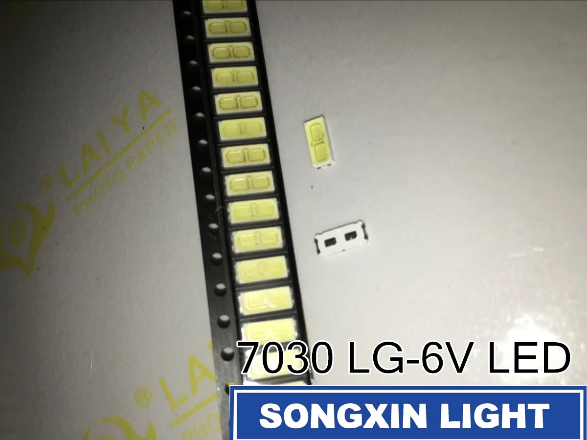 500pcs FOR LG Innotek LED smd 7030 led cool white 100-110lm LED Backlight 1W 7030 6V Cool white TV Application
500pcs FOR LG Innotek LED smd 7030 led cool white 100-110lm LED Backlight 1W 7030 6V Cool white TV Application