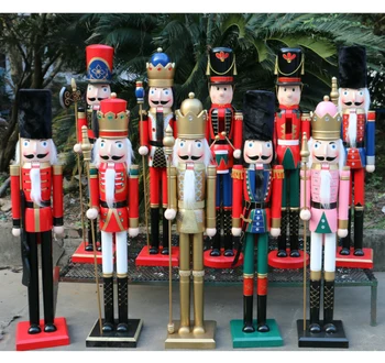 Jiangsu Anhui Nutcracker 120CM puppet soldier King 1.2 meters wedding Mall 2PC SET 
Jiangsu Anhui Nutcracker 120CM puppet soldier King 1.2 meters wedding Mall 2PC SET