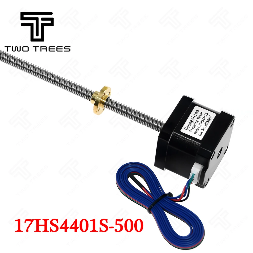 T8 lead screw 8mm 500mm nema17 stepper motor 17HS4401-500mm 42 motors 42BYGH MOTOR cutting mill engraving machine 3d step Motor
T8 lead screw 8mm 500mm nema17 stepper motor 17HS4401-500mm 42 motors 42BYGH MOTOR cutting mill engraving machine 3d step Motor
