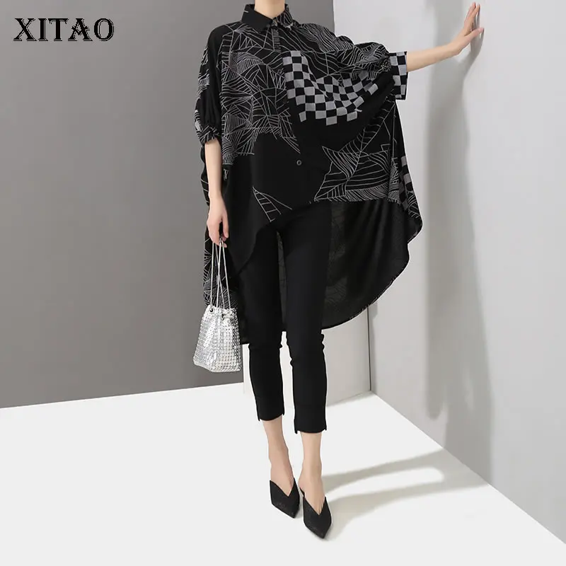 XITAO Embroidery Mesh Blouse Women Korea Fashion Turn Down Collar Print Pattern Patchwork Perspective Irregular Summer XJ1349
XITAO Embroidery Mesh Blouse Women Korea Fashion Turn Down Collar Print Pattern Patchwork Perspective Irregular Summer XJ1349
