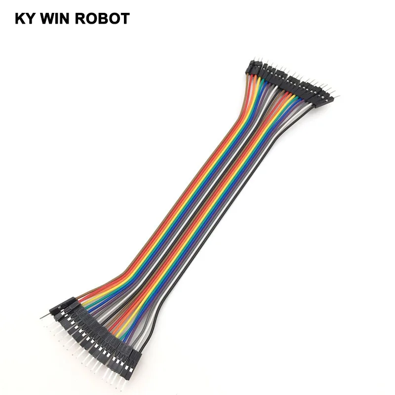 DuPont line 20pcs 20cm 2.54mm 1p-1p Pin Male to Male Color Breadboard Cable Jump Wire Jumper For Arduino
DuPont line 20pcs 20cm 2.54mm 1p-1p Pin Male to Male Color Breadboard Cable Jump Wire Jumper For Arduino