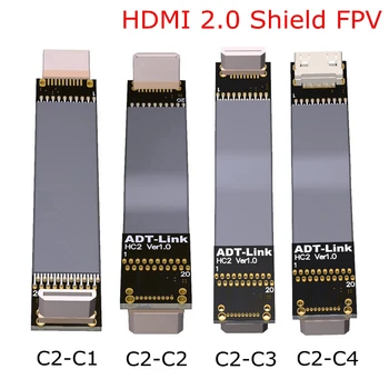C2-C Mini HDMI 2.0 FPV Up angle to Mini HDMI Type C Up Down Elbow male Female 20pin 4K/60Hz HD Flat FPC Cable 5cm - 10m 1M 2M
C2-C Mini HDMI 2.0 FPV Up angle to Mini HDMI Type C Up Down Elbow male Female 20pin 4K/60Hz HD Flat FPC Cable 5cm - 10m 1M 2M