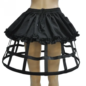 Black Short Ruffle Fluffy Pettiskirt Victorian Steampunk Skirt Lolita Petticoat Rockabilly Underskirt Vintage Skirts For Women
Black Short Ruffle Fluffy Pettiskirt Victorian Steampunk Skirt Lolita Petticoat Rockabilly Underskirt Vintage Skirts For Women