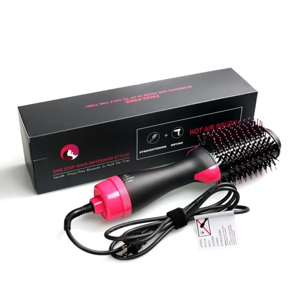One step hot air hair brush Electric hair dryer comb DIY hair straightener styling tool Infrared anion Hairdressing Hairbrush
One step hot air hair brush Electric hair dryer comb DIY hair straightener styling tool Infrared anion Hairdressing Hairbrush