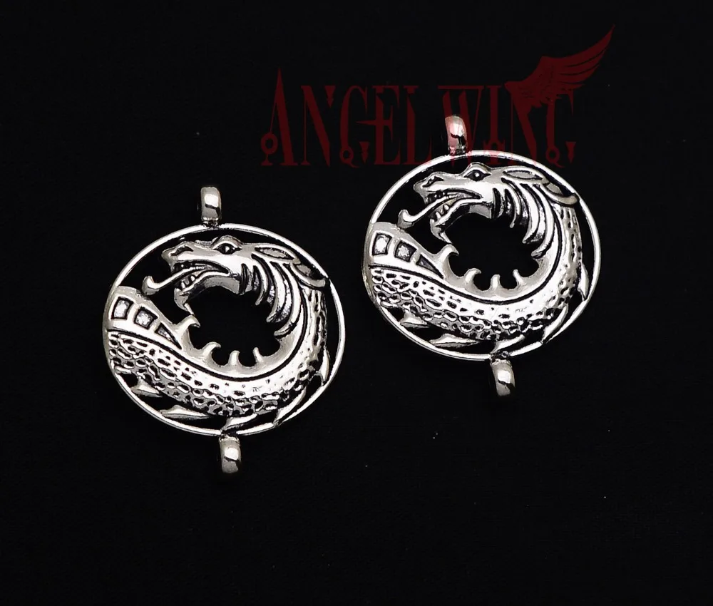 15pcs/lot--28x34mm, dragon chams,Antique silver plated dragon connector charms,DIY supplies,Jewelry accessories
15pcs/lot--28x34mm, dragon chams,Antique silver plated dragon connector charms,DIY supplies,Jewelry accessories