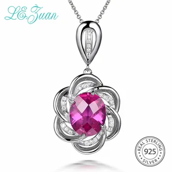 L&zuan 7.91ct Pink Ruby Pendant for Women Real 925 Sterling Silver Pink Stone Necklace White CZ Fine Jewelry With Silver Chain
L&zuan 7.91ct Pink Ruby Pendant for Women Real 925 Sterling Silver Pink Stone Necklace White CZ Fine Jewelry With Silver Chain