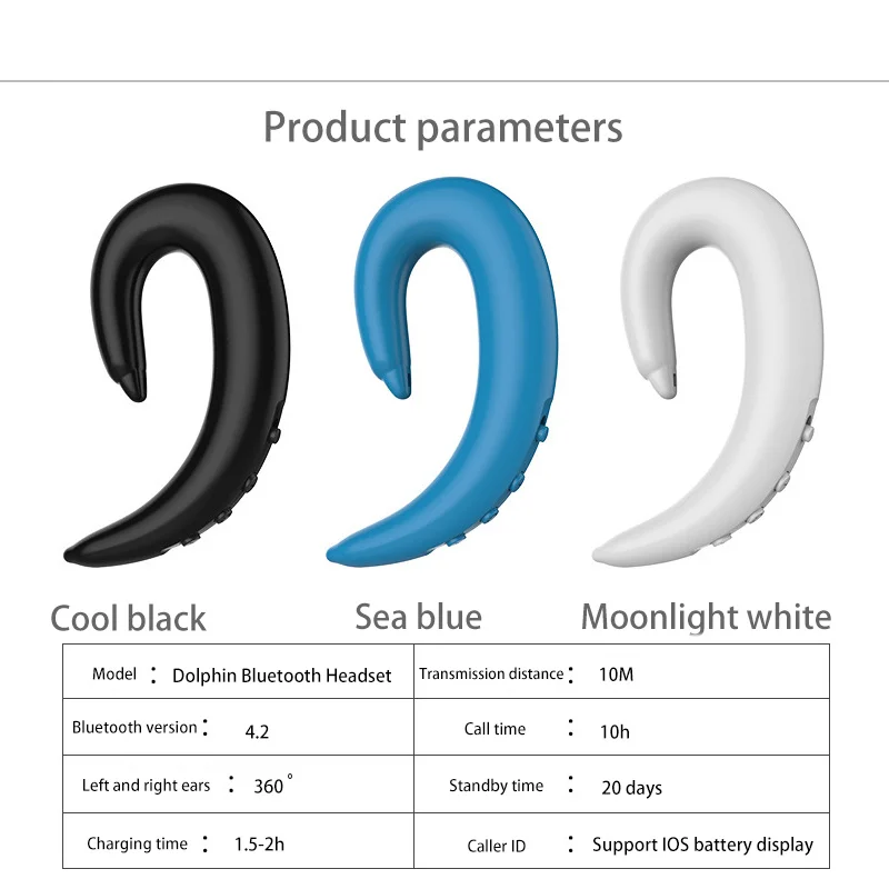 New Wireless Headphone Bluetooth Earphone Ear Hook Painless Headset For iPhone Xiaomi Samsung Bone Conduction Earphone Bluetooth
New Wireless Headphone Bluetooth Earphone Ear Hook Painless Headset For iPhone Xiaomi Samsung Bone Conduction Earphone Bluetooth