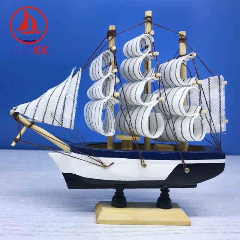 LUCKK 14CM Handmade Wooden Model Ship Home Interior Decoration Nautical Wood Decor Sea Sailboat Crafts Miniatures Birthday Gift
LUCKK 14CM Handmade Wooden Model Ship Home Interior Decoration Nautical Wood Decor Sea Sailboat Crafts Miniatures Birthday Gift