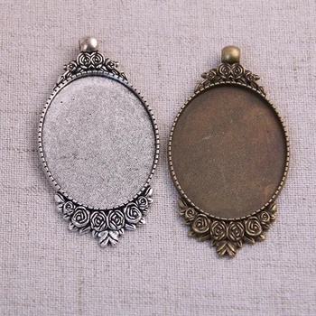 1pcs 30x40mm Inner Size Antique Bronze And Colors Flowers Style Cabochon Base Setting Charms Pendant
1pcs 30x40mm Inner Size Antique Bronze And Colors Flowers Style Cabochon Base Setting Charms Pendant