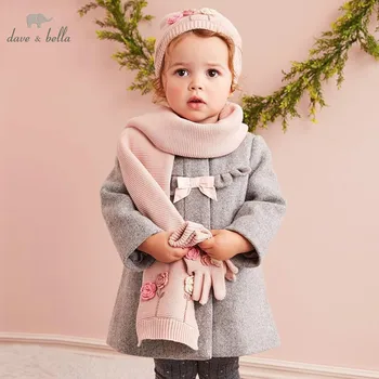 DB5721 dave bella autumn winter baby girls wool jacket children fashion outerwear kids toddler high quality coat
DB5721 dave bella autumn winter baby girls wool jacket children fashion outerwear kids toddler high quality coat