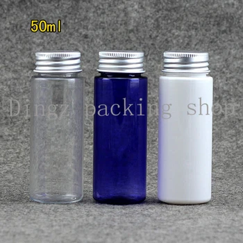50ml Aluminum Cap Screw Top Cover round Clear Blue Bottles Toilet Containers Refillable PET Plastic Empty Bottle for Skin Care
50ml Aluminum Cap Screw Top Cover round Clear Blue Bottles Toilet Containers Refillable PET Plastic Empty Bottle for Skin Care