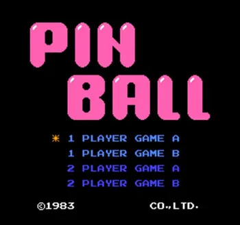 Pinball Region Free 8 Bit Game Card For 72 Pin Video Game Player
Pinball Region Free 8 Bit Game Card For 72 Pin Video Game Player