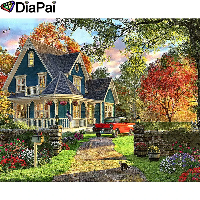 DIAPAI 5D DIY Diamond Painting 100% Full Square/Round Drill "House landscape" Diamond Embroidery Cross Stitch 3D Decor A22124
DIAPAI 5D DIY Diamond Painting 100% Full Square/Round Drill "House landscape" Diamond Embroidery Cross Stitch 3D Decor A22124