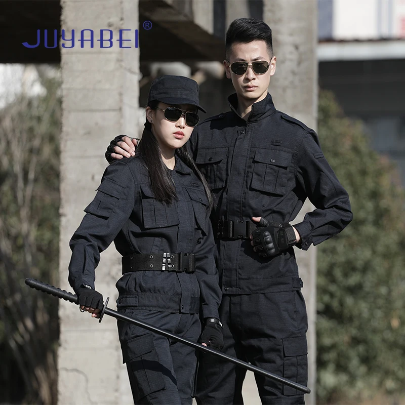 Military Suit Male Commando Outdoor Combat Training Suit Black Long-sleeved Security Training Suit Camouflage Field Suit Female
Military Suit Male Commando Outdoor Combat Training Suit Black Long-sleeved Security Training Suit Camouflage Field Suit Female