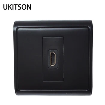 Black Color HDMI2.0 Wall Panel Fraceplate 86x86mm HDMI Socket Support 4K 3D Video Projector DVD PS Wii
Black Color HDMI2.0 Wall Panel Fraceplate 86x86mm HDMI Socket Support 4K 3D Video Projector DVD PS Wii