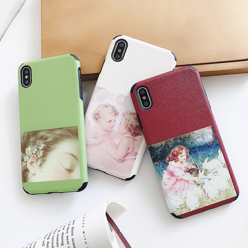 LOVECOM Illustration Relief Phone Cases For iPhone XR X XS Max 6 6S 7 8 Plus Soft TPU Classic OilPainting Back Cover Capa
LOVECOM Illustration Relief Phone Cases For iPhone XR X XS Max 6 6S 7 8 Plus Soft TPU Classic OilPainting Back Cover Capa