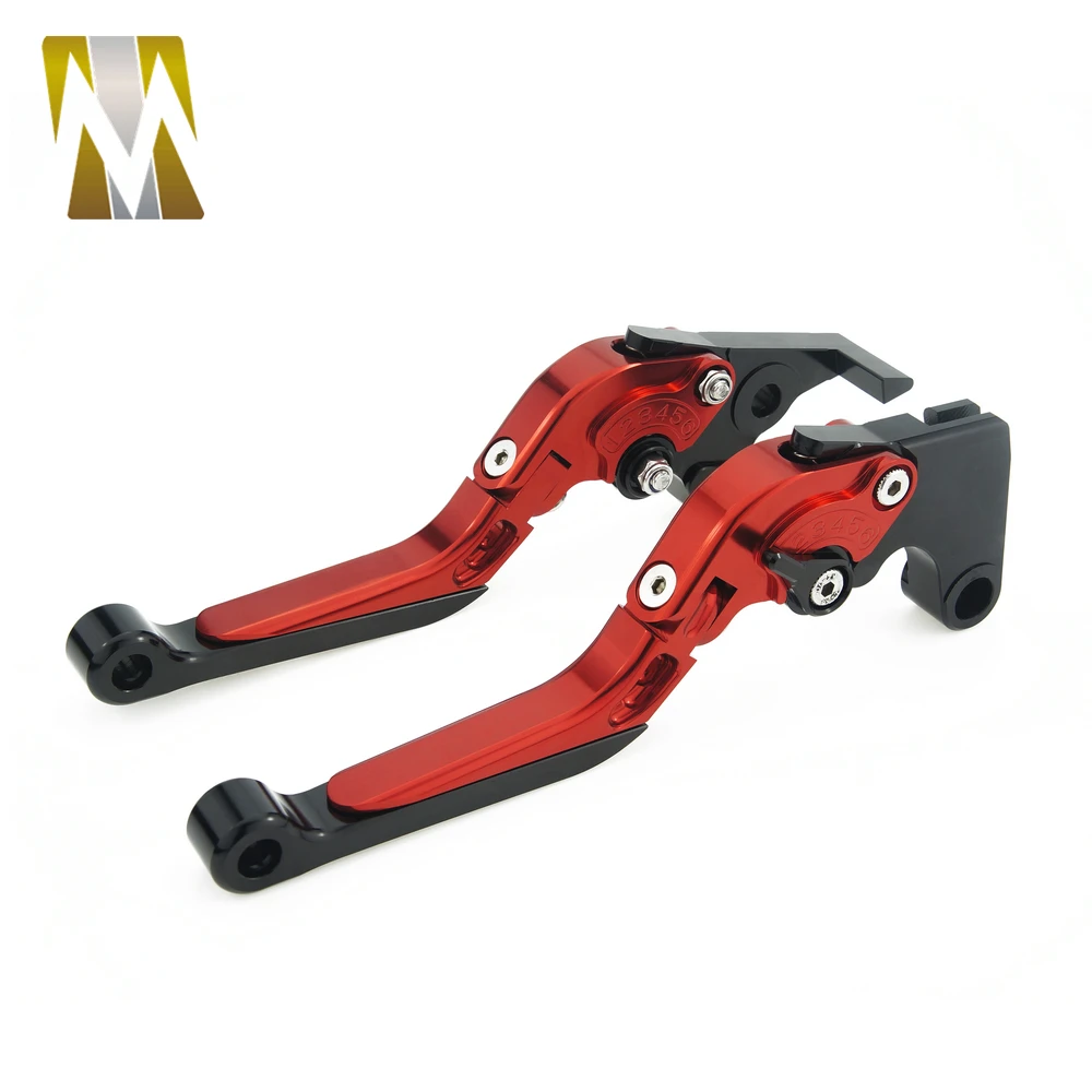 For Yamaha MT07 MT09 FZ1 FZ6 FAZER FZ6R XJ6 DIVERSION Folding Extendable Adjustable Brakes Clutch Levers CNC Aluminum (21)