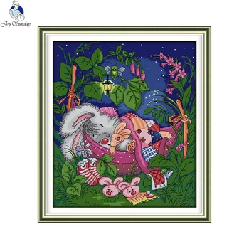 Joy Sunday Sweet Sleeping Baby Printed DMC 14CT 11CT Cross Stitch kits,Embroidery Needlework Set,Hand Made Crafts Home Decor
Joy Sunday Sweet Sleeping Baby Printed DMC 14CT 11CT Cross Stitch kits,Embroidery Needlework Set,Hand Made Crafts Home Decor