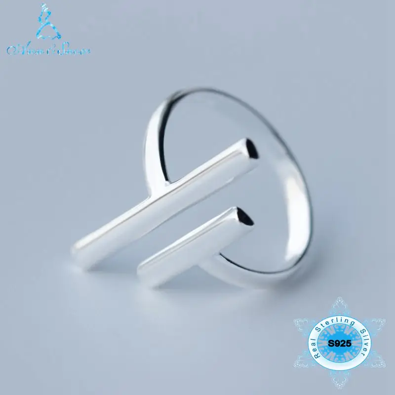 100% 925 Sterling Silver Fine Jewelry 925 Rings Gifts s925 For Women accessories 2018 2 bars simple students fashion rings
100% 925 Sterling Silver Fine Jewelry 925 Rings Gifts s925 For Women accessories 2018 2 bars simple students fashion rings