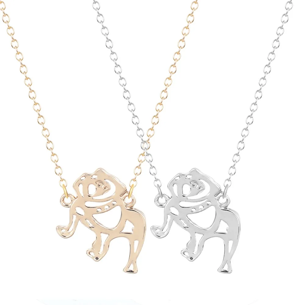 Bulldog Animal Charm Necklace Pendant Collares Cute Animal Hollow Out Gold Jewelry Gift Necklace For Girls Women
Bulldog Animal Charm Necklace Pendant Collares Cute Animal Hollow Out Gold Jewelry Gift Necklace For Girls Women