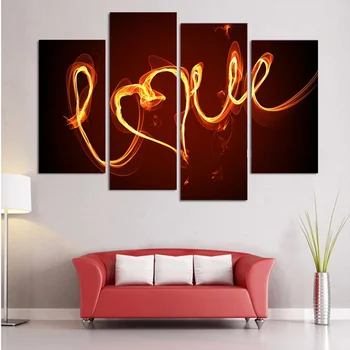 4 Piece Home Decor Oil Painting LOVE HD Print on Canvas Wall Art Picture for Living Room Christmas Gifts
4 Piece Home Decor Oil Painting LOVE HD Print on Canvas Wall Art Picture for Living Room Christmas Gifts