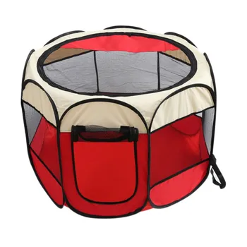 New Portable Folding Pet Tent Dog House Cage Dog Cat Tent Playpen Puppy Kennel Easy Operation Octagonal Fence Outdoor Supplies
New Portable Folding Pet Tent Dog House Cage Dog Cat Tent Playpen Puppy Kennel Easy Operation Octagonal Fence Outdoor Supplies