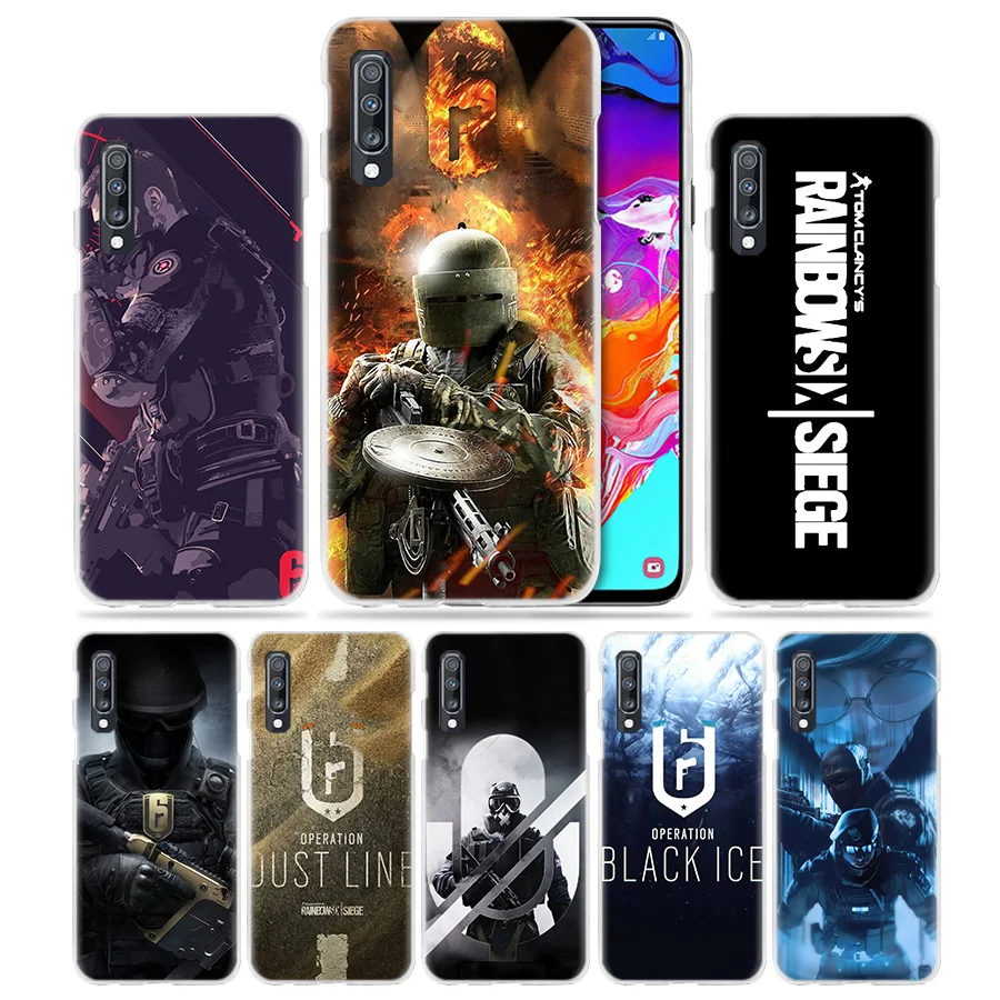 Rainbow Six Case for Samsung Galaxy A50 A70 A20e A40 A30 A20 A10 A8 A6 Plus A9 A7 2018 Hard Clear Phone Coque Cover Fundas Capa
Rainbow Six Case for Samsung Galaxy A50 A70 A20e A40 A30 A20 A10 A8 A6 Plus A9 A7 2018 Hard Clear Phone Coque Cover Fundas Capa