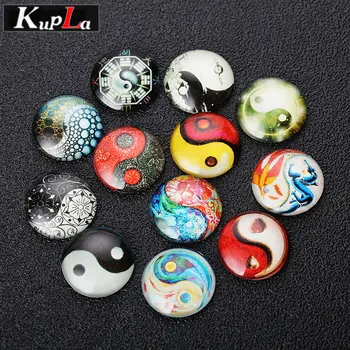 Mixed Luminescence Tai Chi Pattern Glass Cabochons 20mm & 25mm Round Glass Cabochons Pendant Cabochons Settings
Mixed Luminescence Tai Chi Pattern Glass Cabochons 20mm & 25mm Round Glass Cabochons Pendant Cabochons Settings