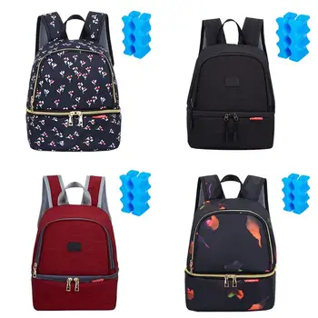 Insulated Breastmilk Cooler Bag Breast Case Backpack Waterproof Double Layer Bottle Lunch Tote Diaper Bag with Empty Ice Bottles
Insulated Breastmilk Cooler Bag Breast Case Backpack Waterproof Double Layer Bottle Lunch Tote Diaper Bag with Empty Ice Bottles