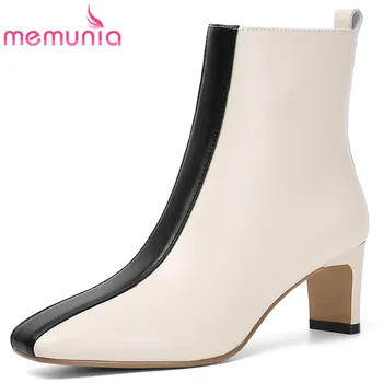MEMUNIA 2020 new arrival ankle boots for women genuine leather high heels shoes snake zip autumn Chelsea boots female
MEMUNIA 2020 new arrival ankle boots for women genuine leather high heels shoes snake zip autumn Chelsea boots female