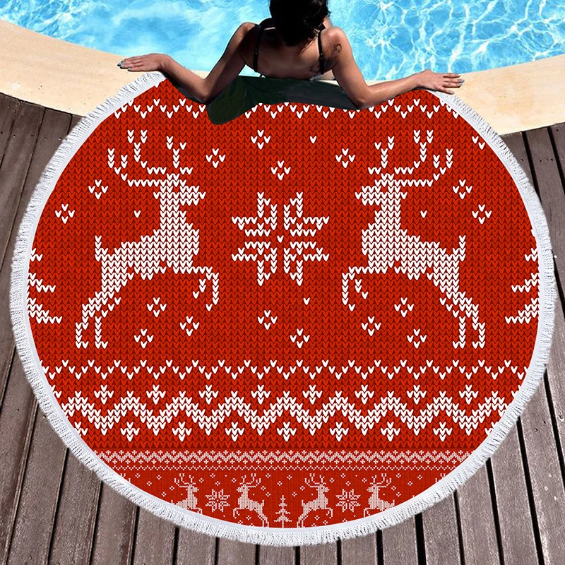 150cm Christmas Beach Towels for Adults Round Microfiber Beach Towels for Halloween Party Bath Towels E1
150cm Christmas Beach Towels for Adults Round Microfiber Beach Towels for Halloween Party Bath Towels E1