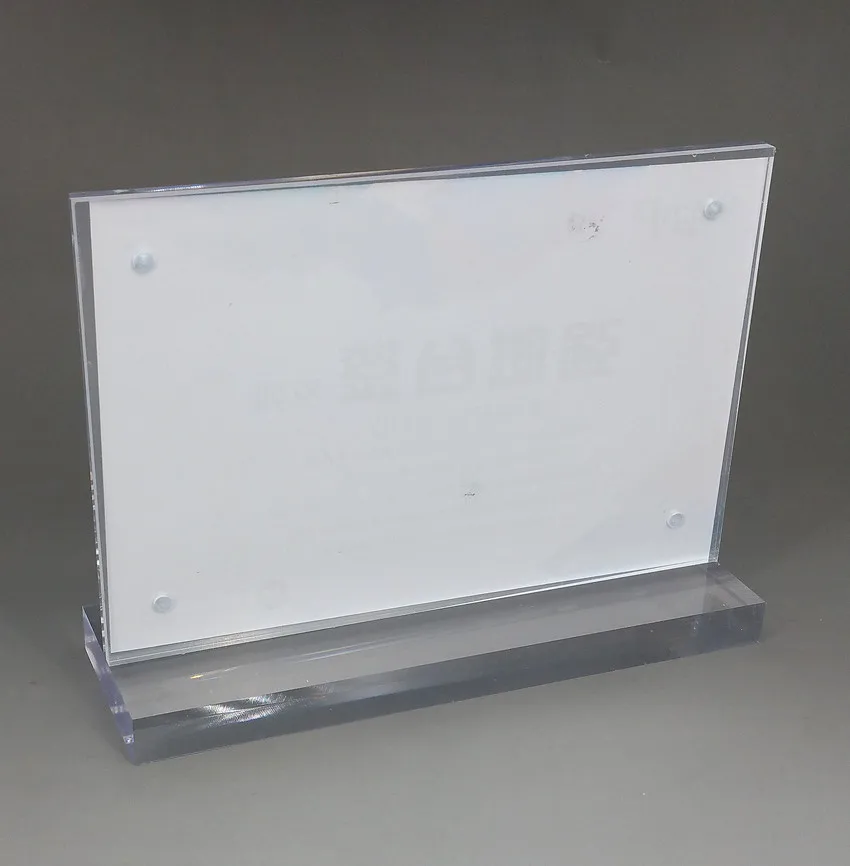 42x30cm A3 Clear Acrylic Sign Display Paper Card Label Holder Horizontal T Stands By Magnet Sucked On Desktop 40pcs Qualified
42x30cm A3 Clear Acrylic Sign Display Paper Card Label Holder Horizontal T Stands By Magnet Sucked On Desktop 40pcs Qualified