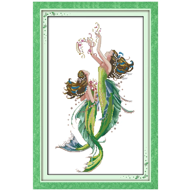 14/16/18/27/28 The mermaid(1) Counted Cross Stitch Handmade Cross Stitch Set Chinese Cross-stitch Kits Embroidery Needlework
14/16/18/27/28 The mermaid(1) Counted Cross Stitch Handmade Cross Stitch Set Chinese Cross-stitch Kits Embroidery Needlework