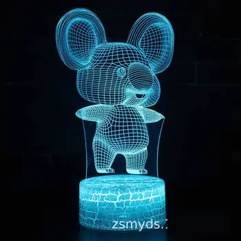 Cartoon Series 3D Lamp Creative Seven Color Led Visual Gift Led Night Light Christmas decorations gift for baby room lights
Cartoon Series 3D Lamp Creative Seven Color Led Visual Gift Led Night Light Christmas decorations gift for baby room lights