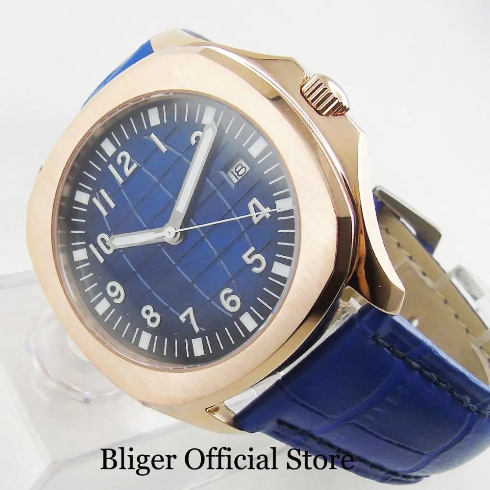 BLIGER Luxury Crystal Sterile Dial 39mm Automatic Men's Watch With Gold Plated Watch Case With Date Window
BLIGER Luxury Crystal Sterile Dial 39mm Automatic Men's Watch With Gold Plated Watch Case With Date Window