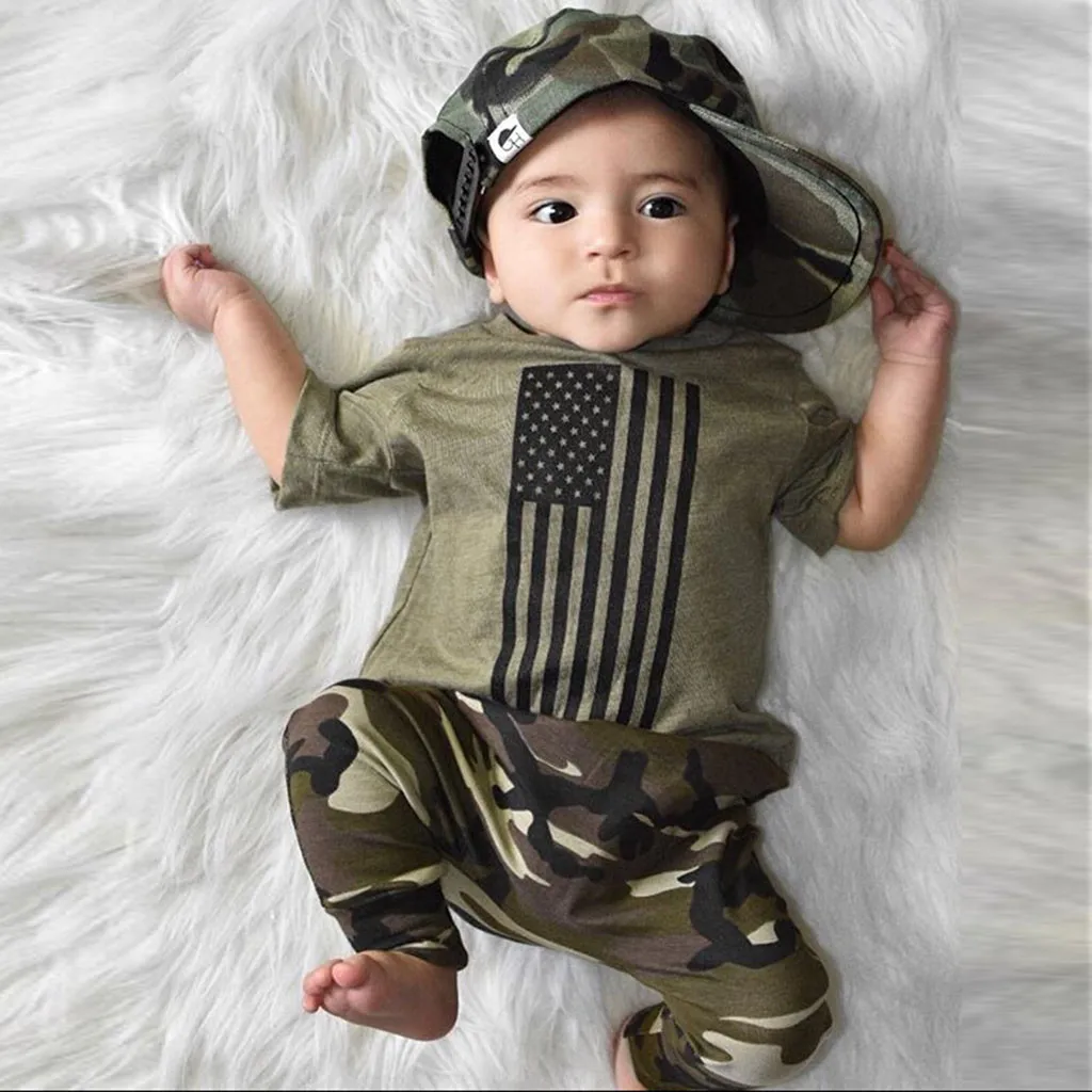 Outfits Clothes Print T-Shirt Pants Set baby Toddler Kids baby boys summer clothes set 4th of July MM524
Outfits Clothes Print T-Shirt Pants Set baby Toddler Kids baby boys summer clothes set 4th of July MM524