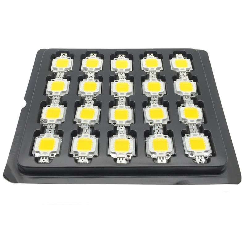100pcs/lot 10W Chip Bulb led 10w beads light 900LM 9-12V Lamp Light White Warm white High Power 24*24mli Chip for flood lamp
100pcs/lot 10W Chip Bulb led 10w beads light 900LM 9-12V Lamp Light White Warm white High Power 24*24mli Chip for flood lamp