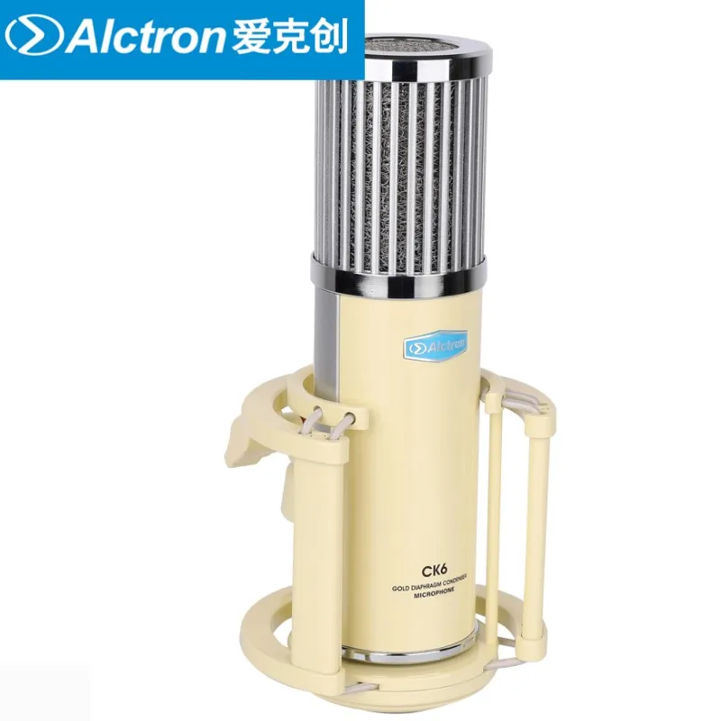 Alctron CK6 high-performance large diaphragms condenser microphone for recording studio stage performance
Alctron CK6 high-performance large diaphragms condenser microphone for recording studio stage performance