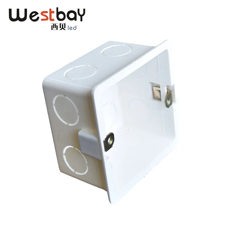 Westbay 86x86mm Switch Bottom Box High Quality Embedded Hidden Installation Box For Wall Switch Minimalist Wall Mounting Box
Westbay 86x86mm Switch Bottom Box High Quality Embedded Hidden Installation Box For Wall Switch Minimalist Wall Mounting Box