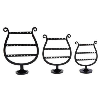3 Pcs/Set Earrings Shelf Ear Stud Organizer Stand Holder Jewelry Display Acrylic 
3 Pcs/Set Earrings Shelf Ear Stud Organizer Stand Holder Jewelry Display Acrylic