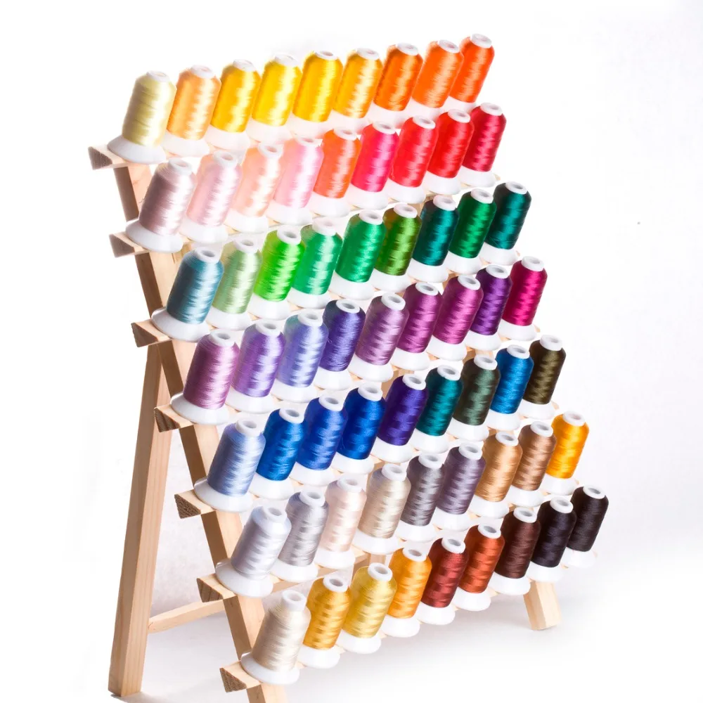 Simthread Polyester Embroidery Thread 63 Brother Colors 550 Yards 500 Meters Per Spool For Brother Singer Janome Babylock
Simthread Polyester Embroidery Thread 63 Brother Colors 550 Yards 500 Meters Per Spool For Brother Singer Janome Babylock